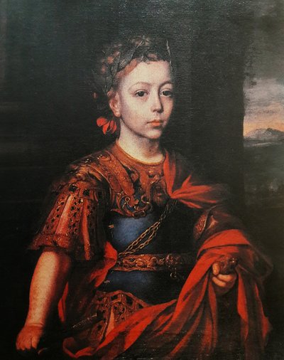 Portrait of Jakub Ludwik Sobieski in a Roman Outfit by Jan Tricius